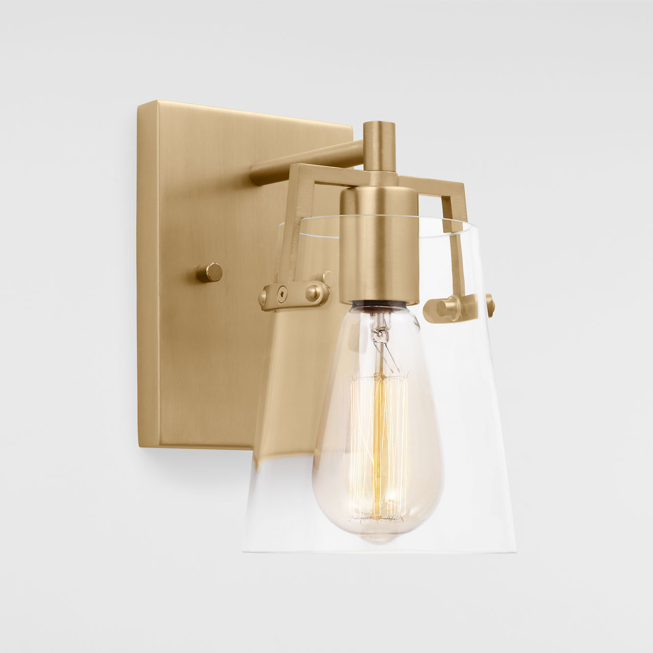 Crofton Small Sconce Satin Brass