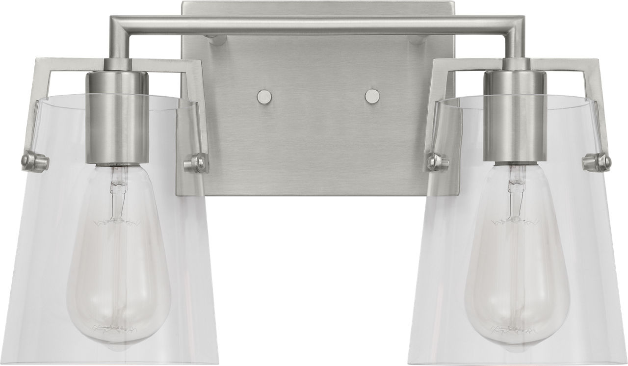 Crofton 2 - Light Vanity Brushed Nickel