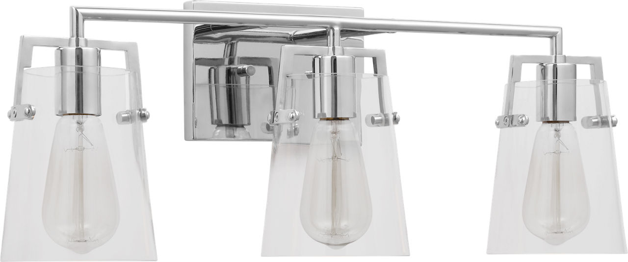 Crofton 3 - Light Vanity Chrome