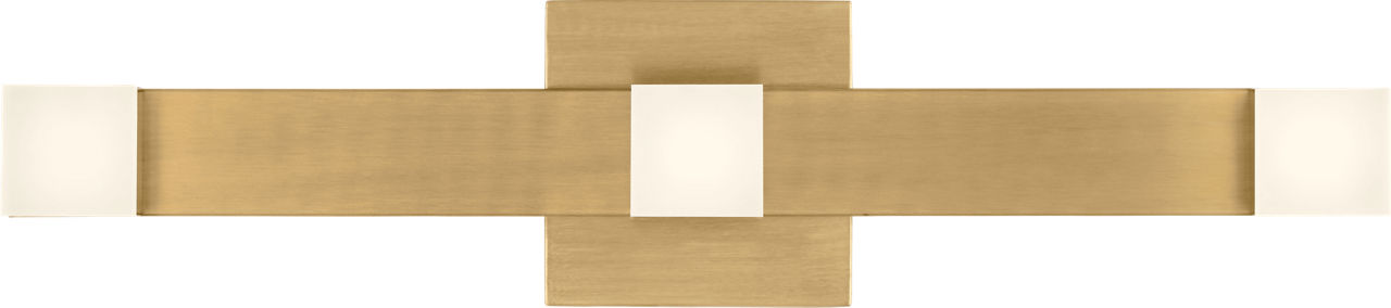 Brander Large Vanity Satin Brass Bulbs Inc