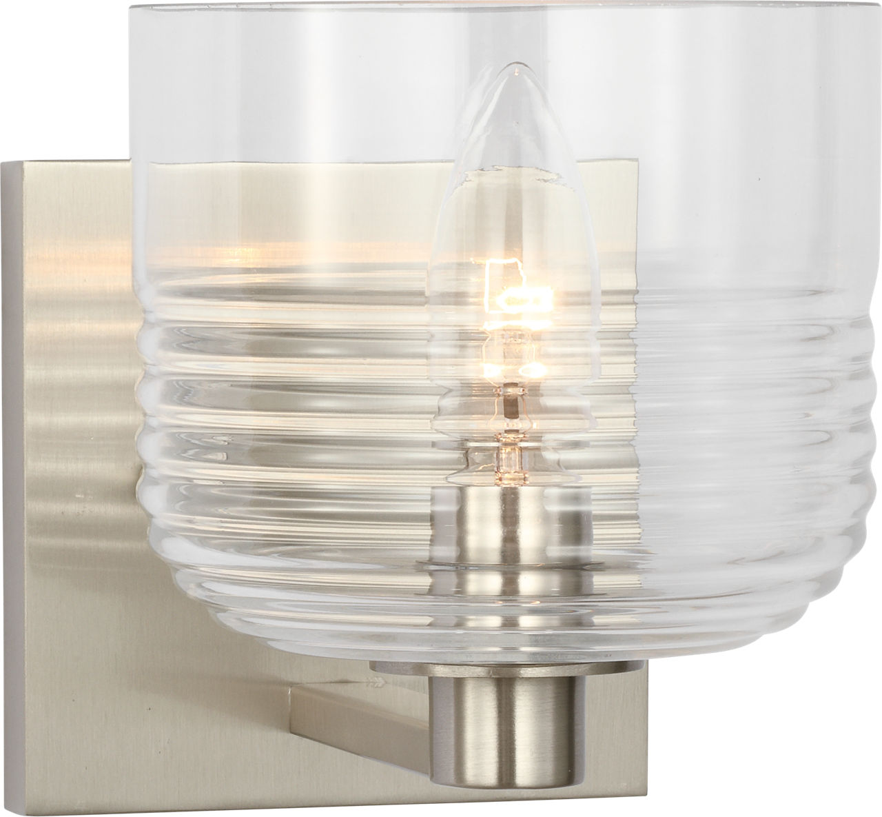 Lochdale Small Sconce Brushed Nickel