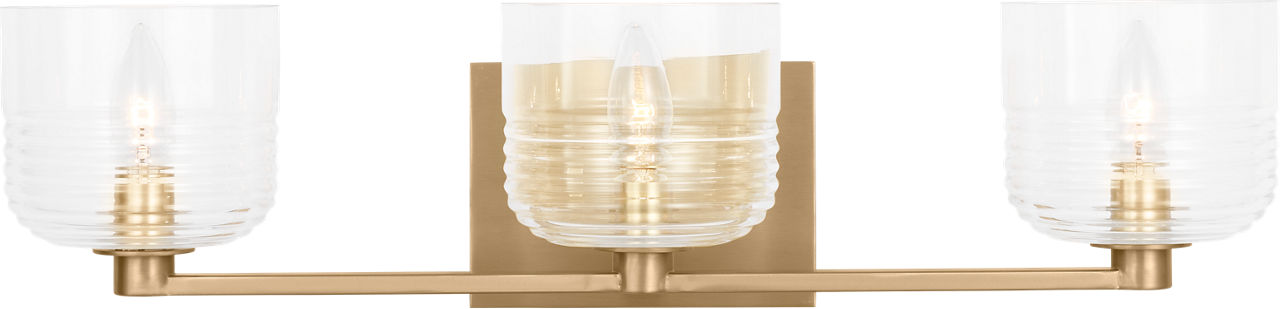 Lochdale Large Vanity Satin Brass