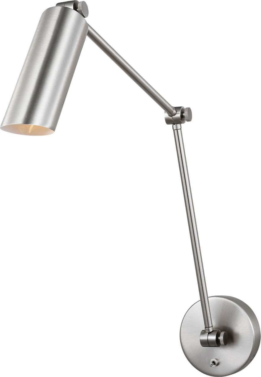 Frasar Arm Large Sconce Brushed Nickel