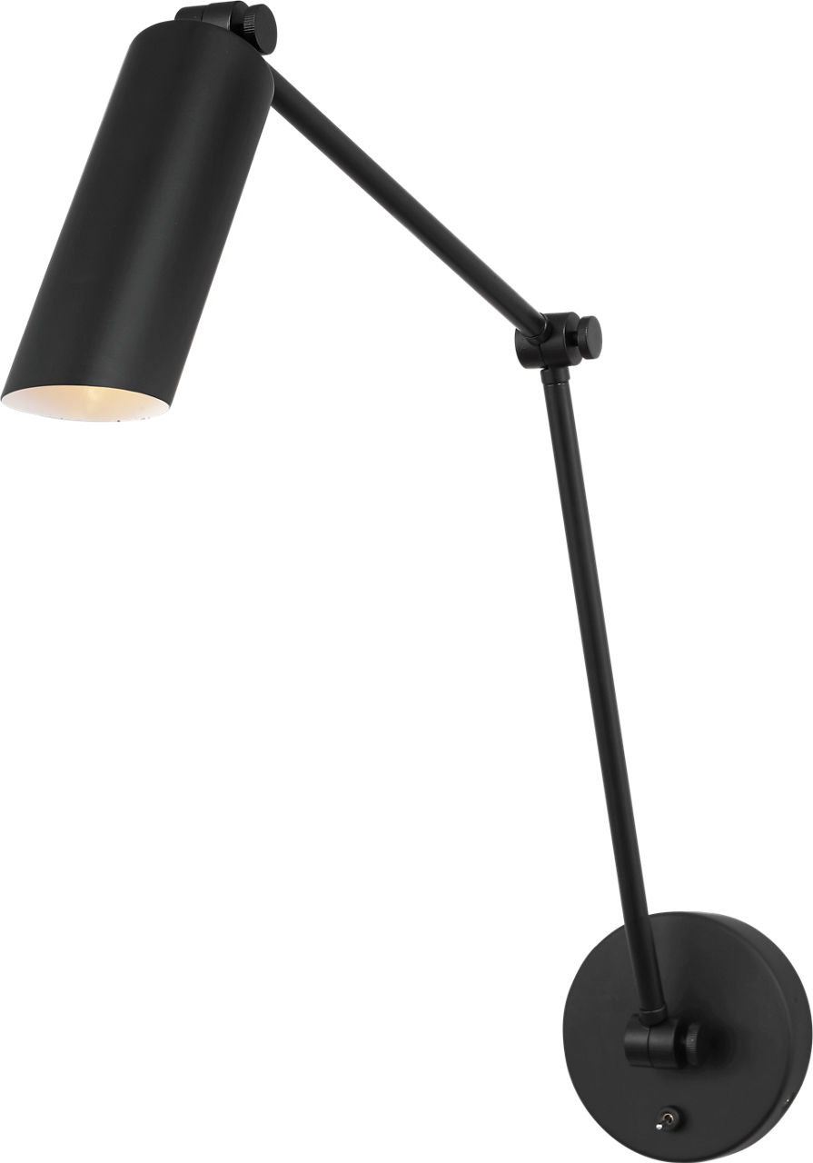 Frasar Arm Large Sconce Midnight Black