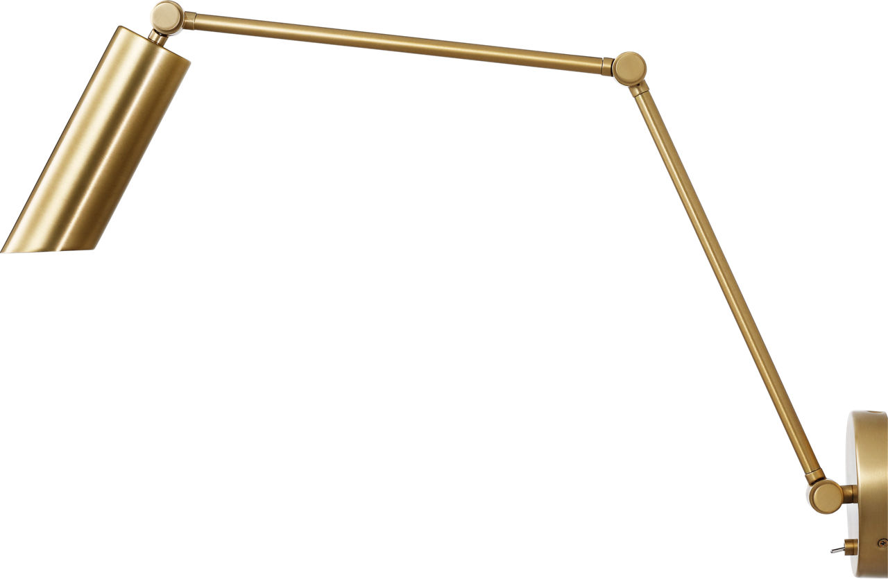 Frasar Arm Large Sconce Satin Brass