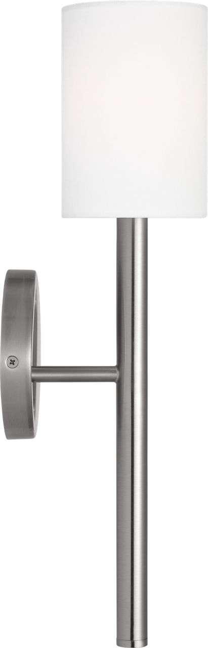 Egmont Tall Sconce Brushed Nickel