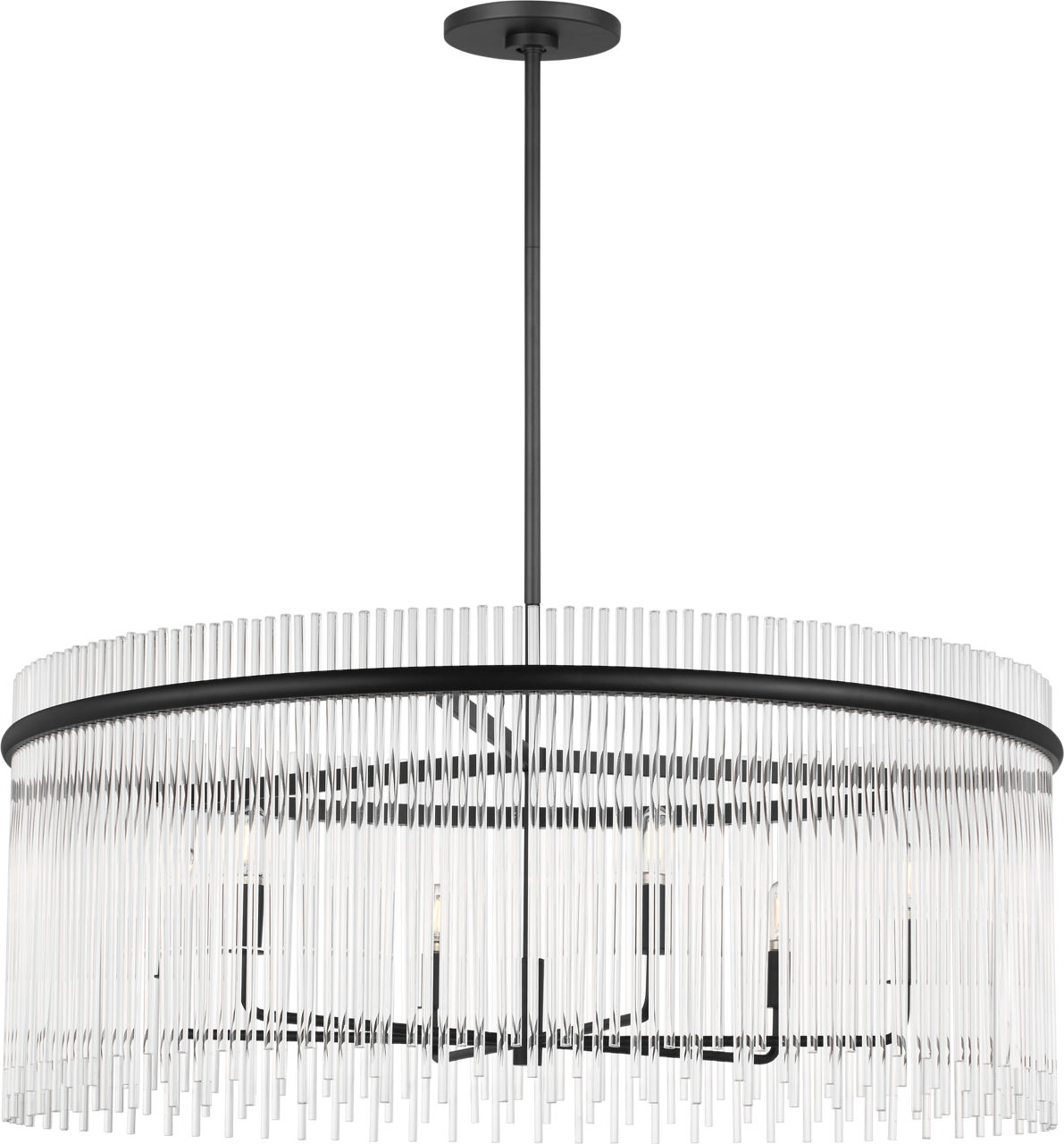 Finley 36" Chandelier in Midnight Black