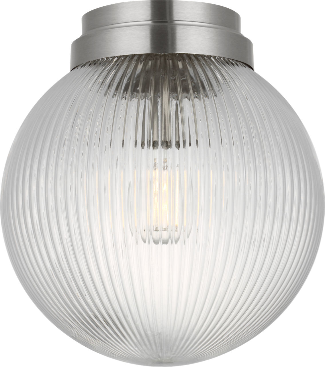 Preston 10" Flush Mount in Brushed Nickel