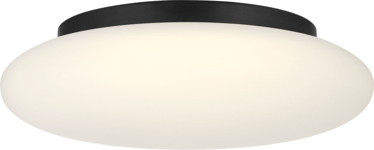 Amir 18 Flush Mount in Midnight Black