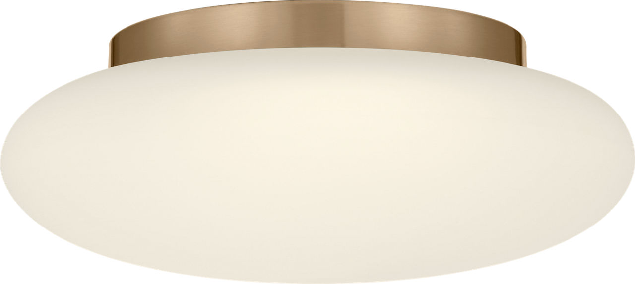 Amir 13 Flush Mount in Satin Brass