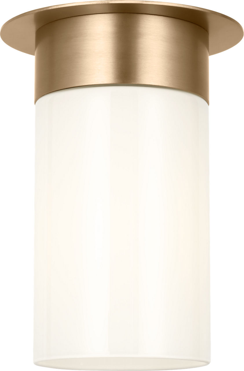 Archer 4" Flush Mount in Satin Brass