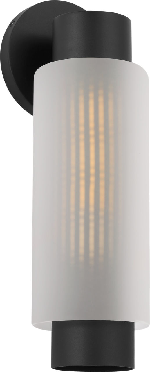 Ridge 15" Outdoor Wall in Textured Black