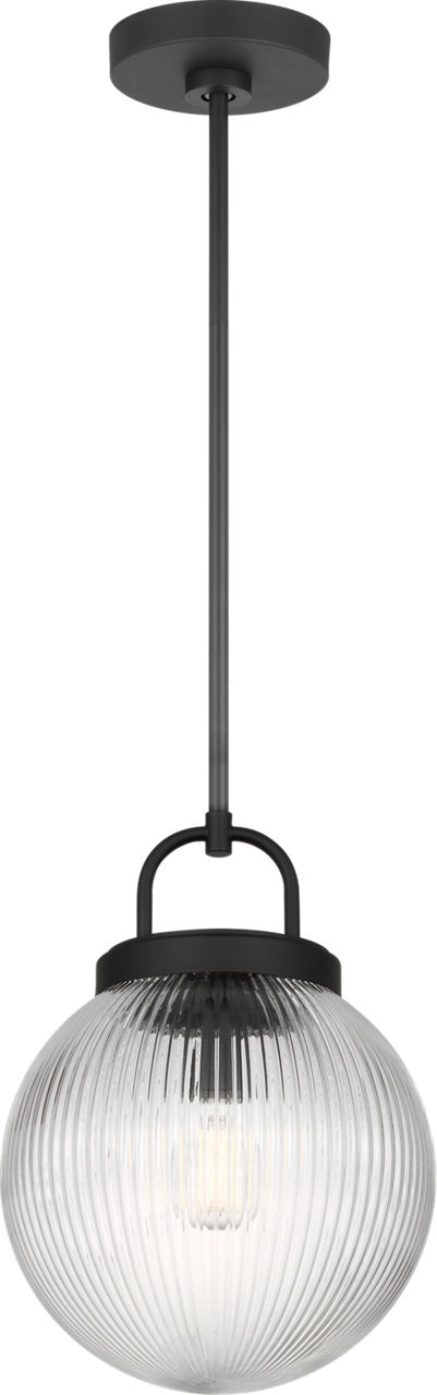 Preston 10" Pendant in Midnight Black