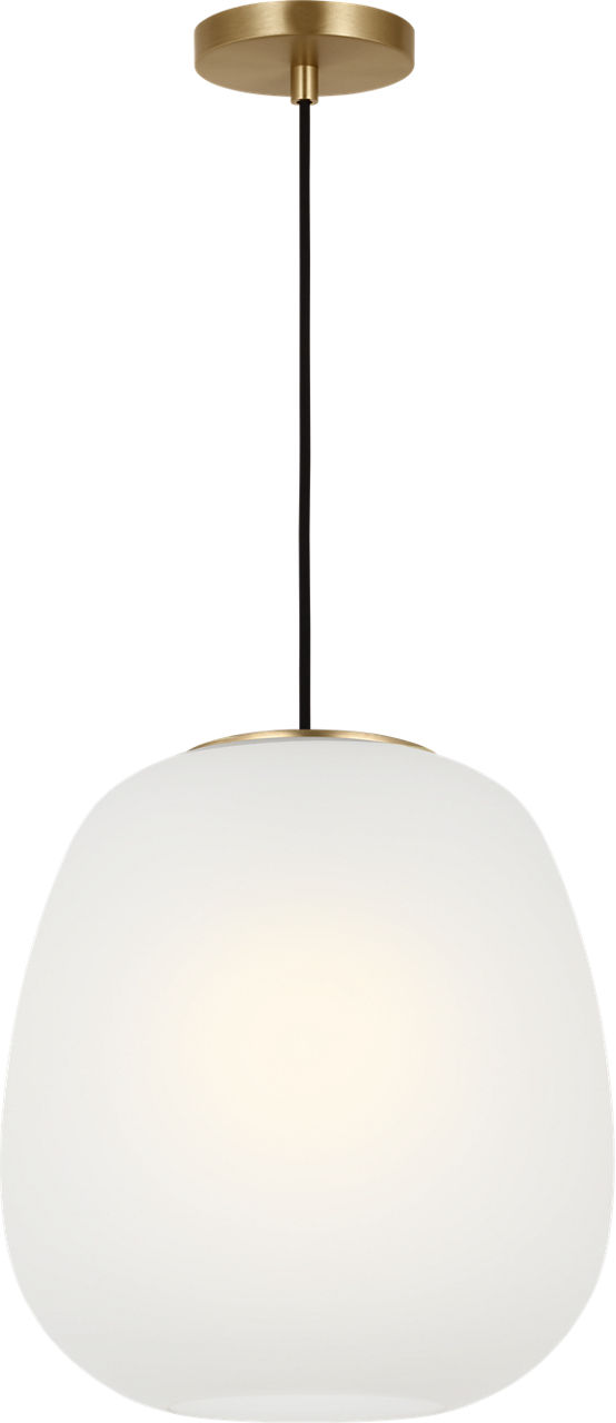 Nico 13" Pendant in Satin Brass