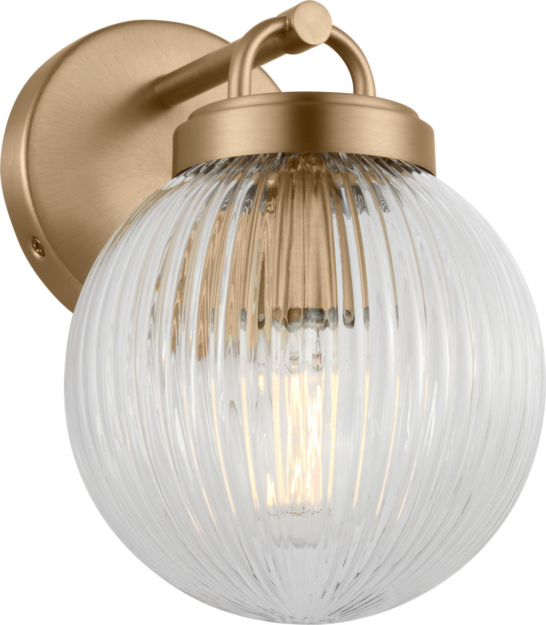 Preston 7" Vanity in Satin Brass