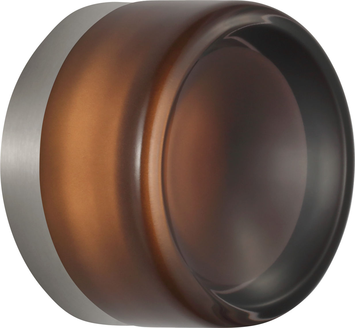 Tatum 5 Sconce in Brushed Nickel with Smoke Glass 2700K