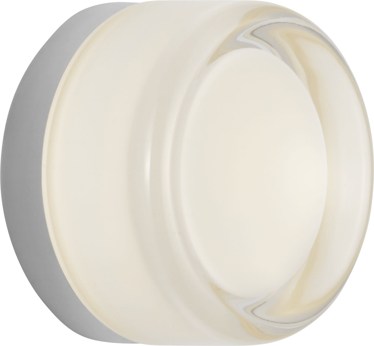Tatum 5 Sconce in Chrome with White Glass 2700K