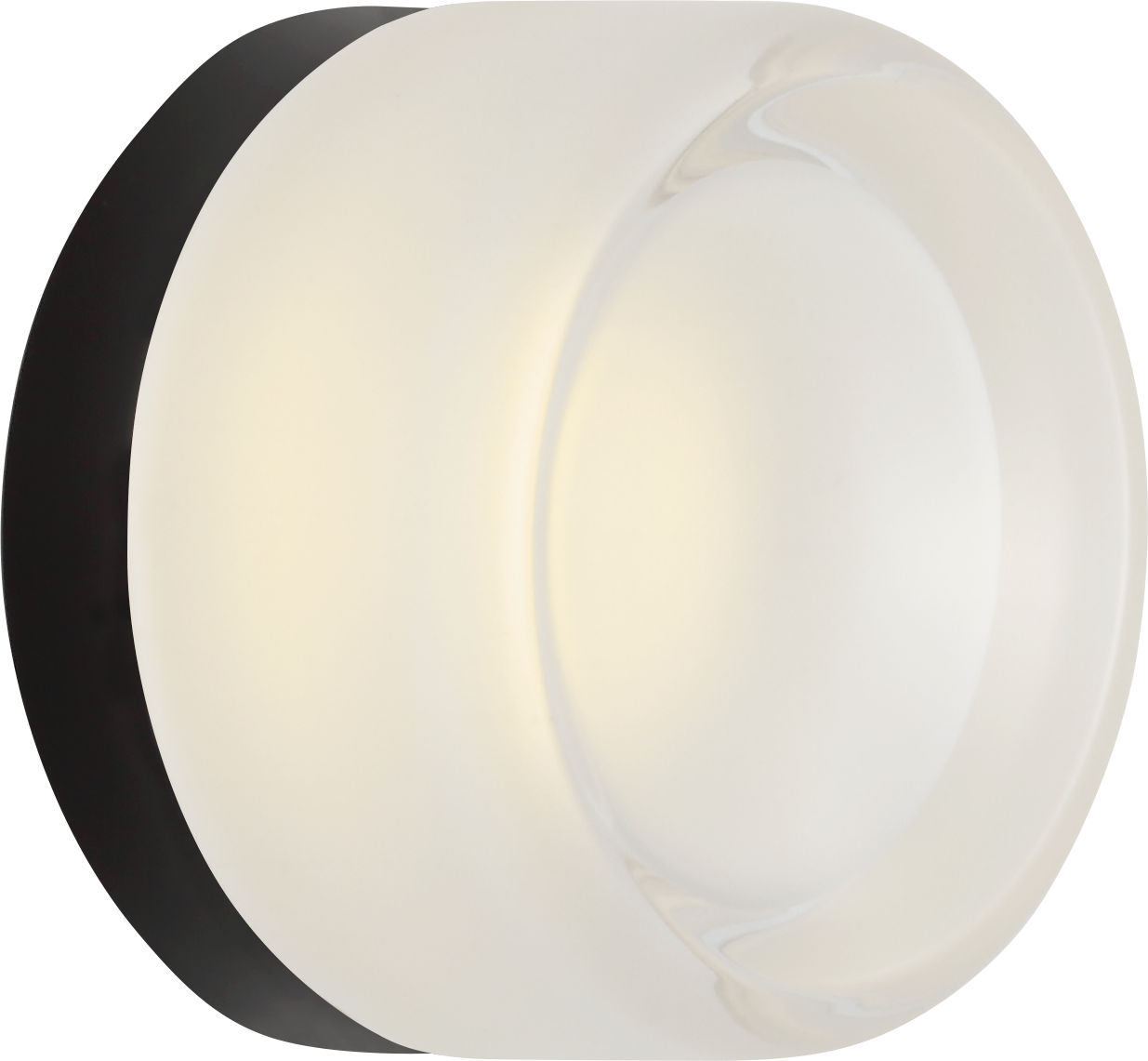Tatum 5 Sconce in Midnight Black with Clear Glass 2700K