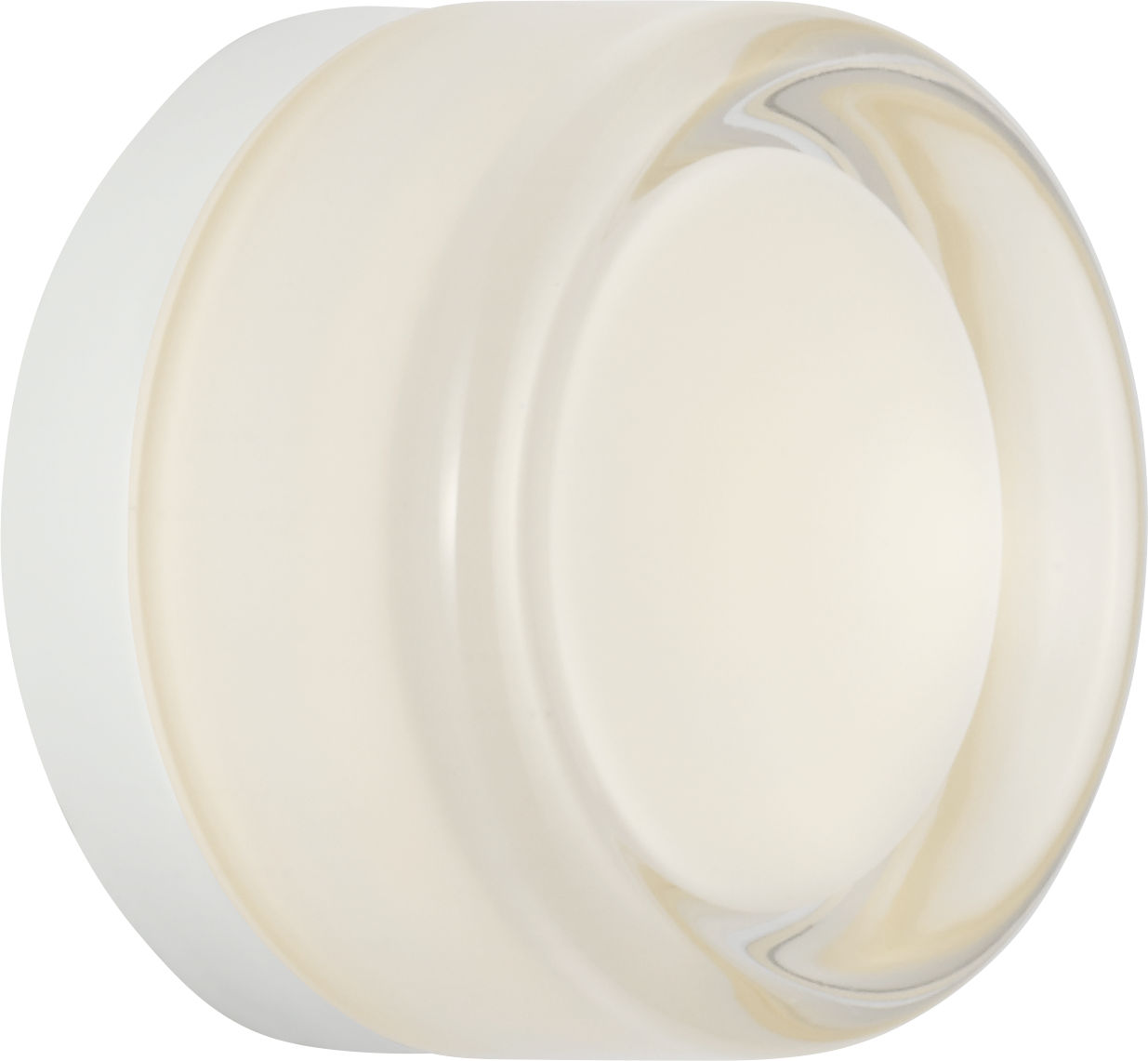Tatum 5 Sconce in Matte White with Milk Glass 2700K