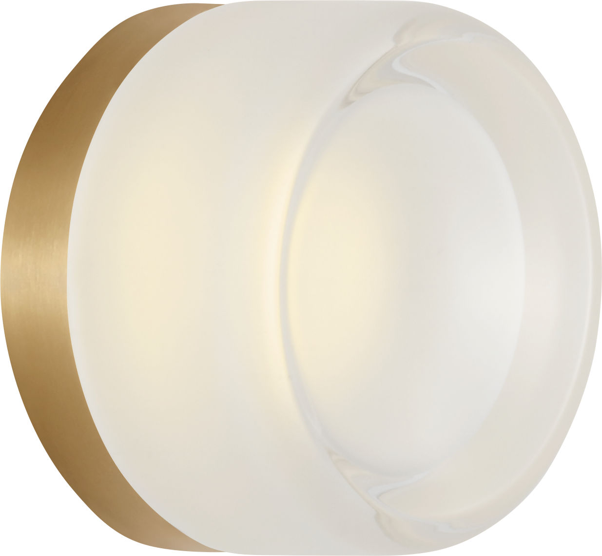 Tatum 5 Sconce in Satin Brass with Clear Glass 3000K