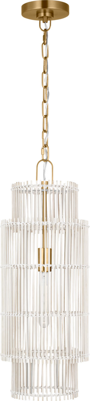 Elio Small Hanging Shade Burnished Brass