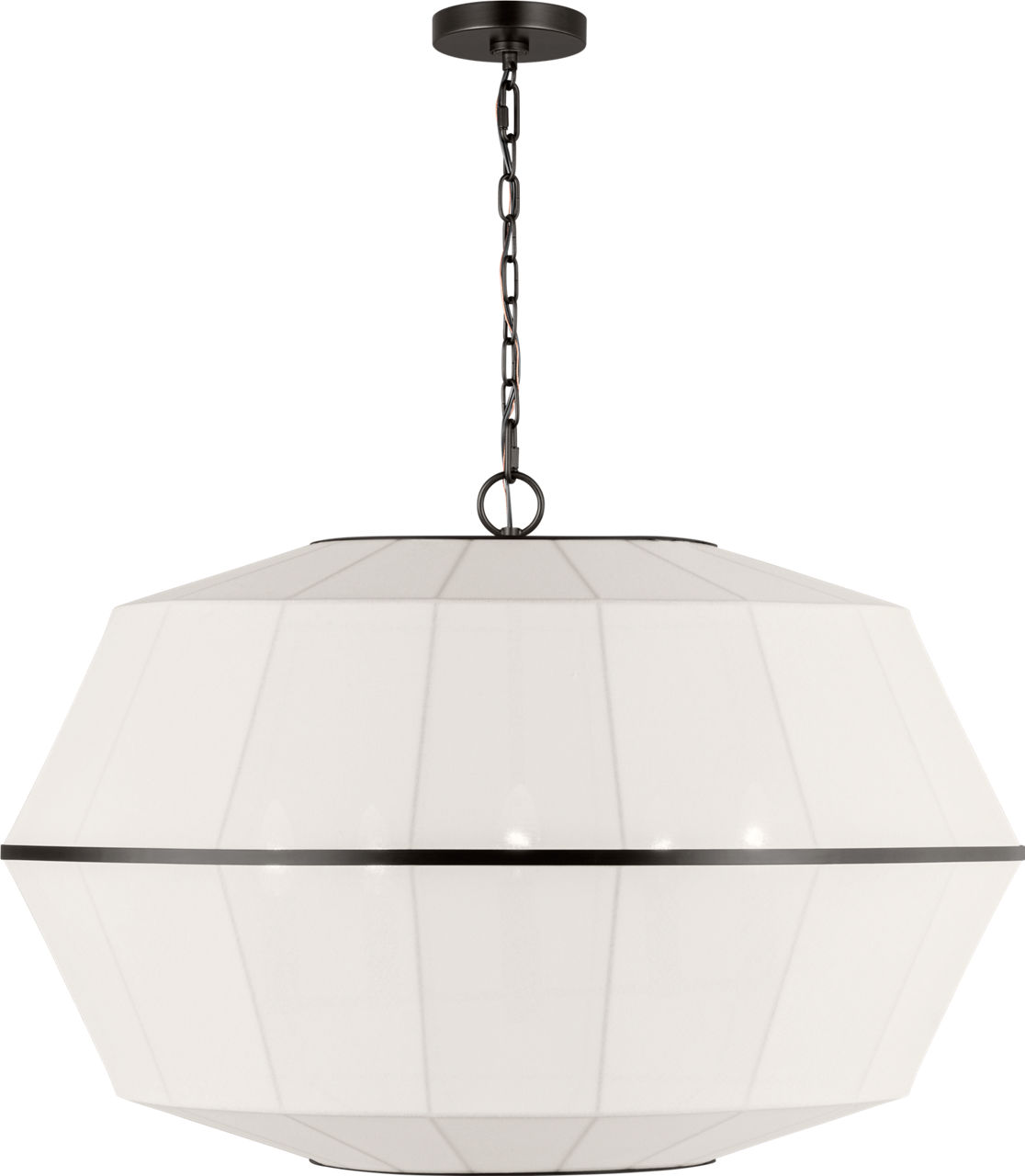 Hikari Wide Lantern Aged Iron