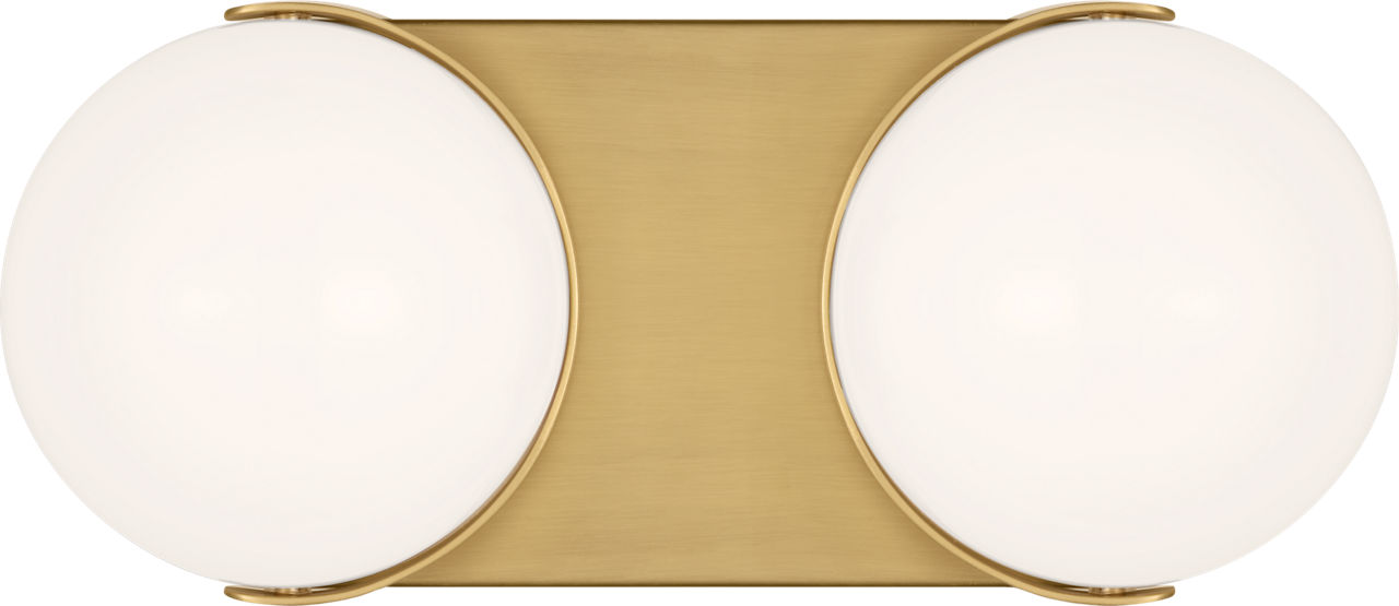 Syrie Medium Vanity Burnished Brass Bulbs Inc