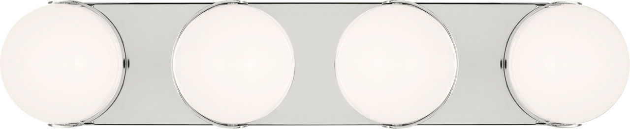 Syrie Large Vanity Polished Nickel Bulbs Inc