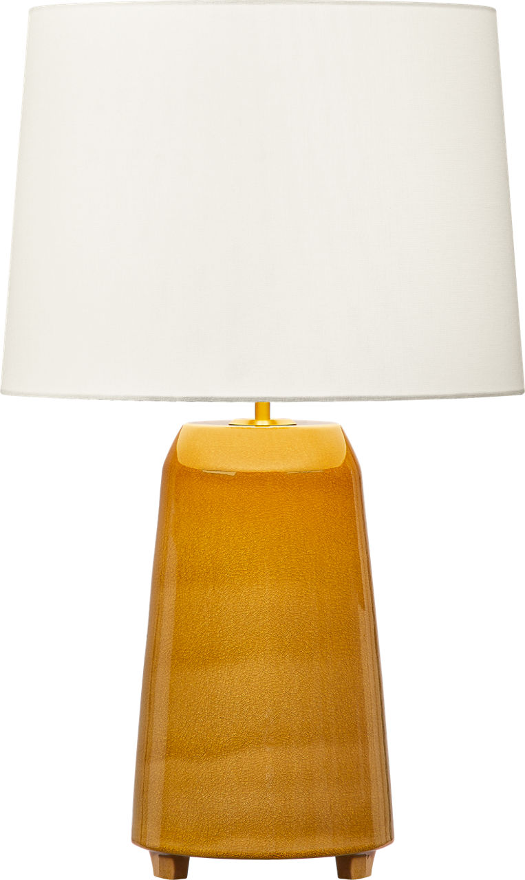 Nell 28 Table Lamp in Cracked Honey