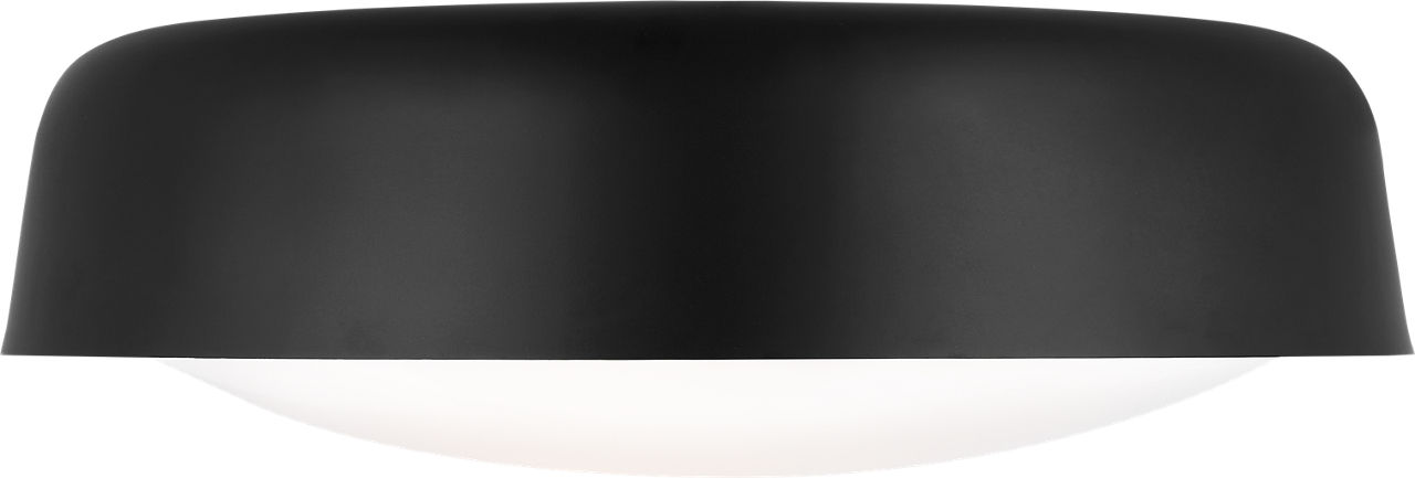 Draper Large Flush Mount Midnight Black