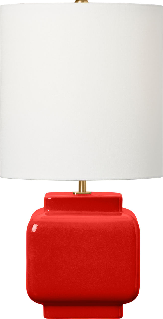 Anderson Medium Table Lamp Lucent Red Bulbs Inc