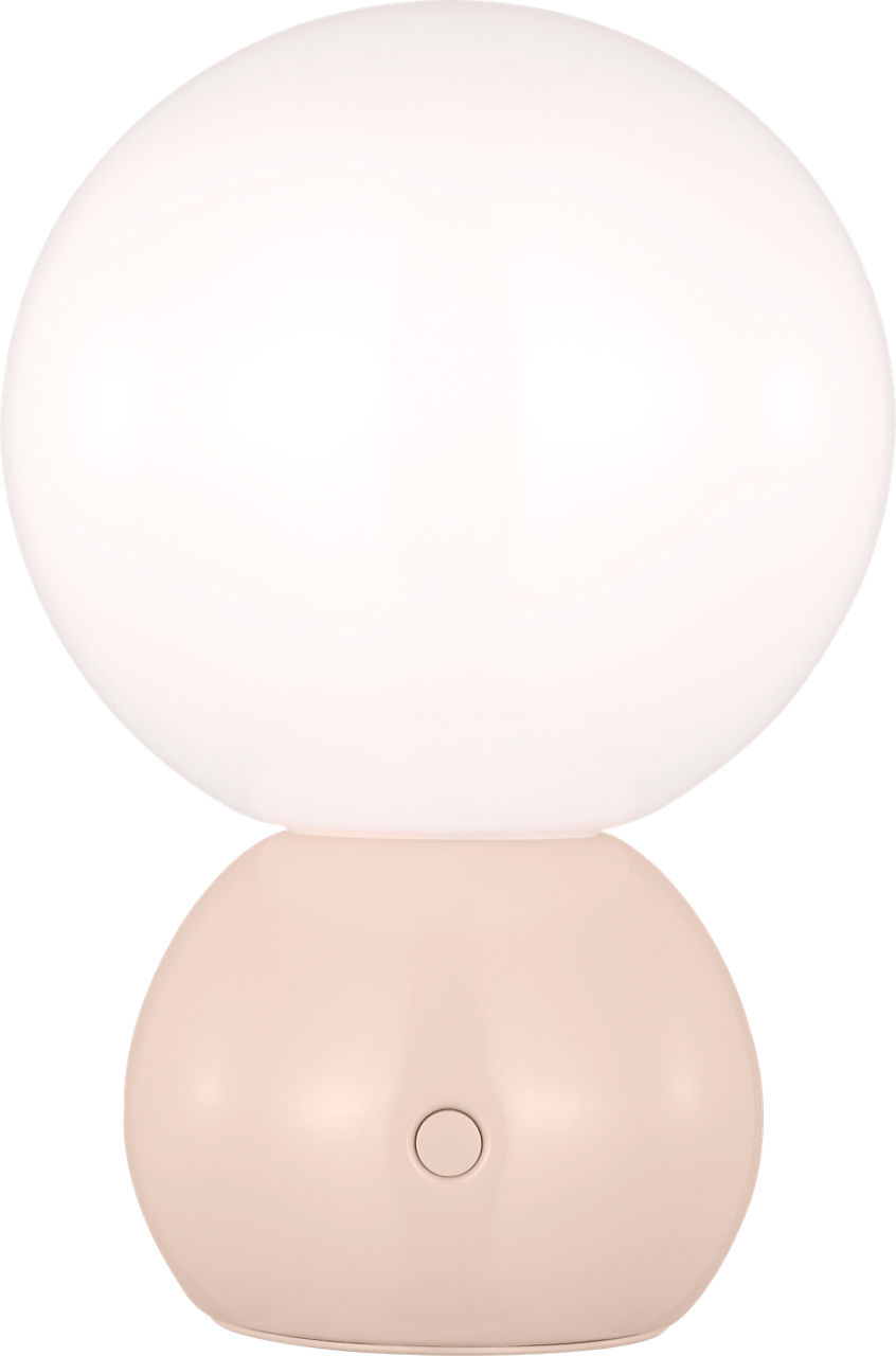 Suki Rechargeable Mini Table Lamp Blush Bulbs Inc