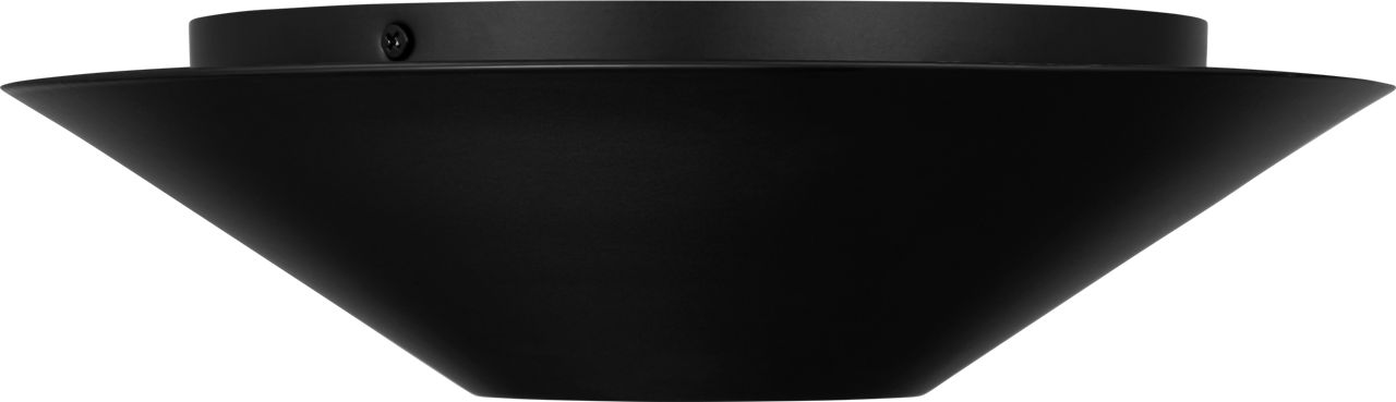 Echo Medium Flush Mount Midnight Black Bulbs Inc