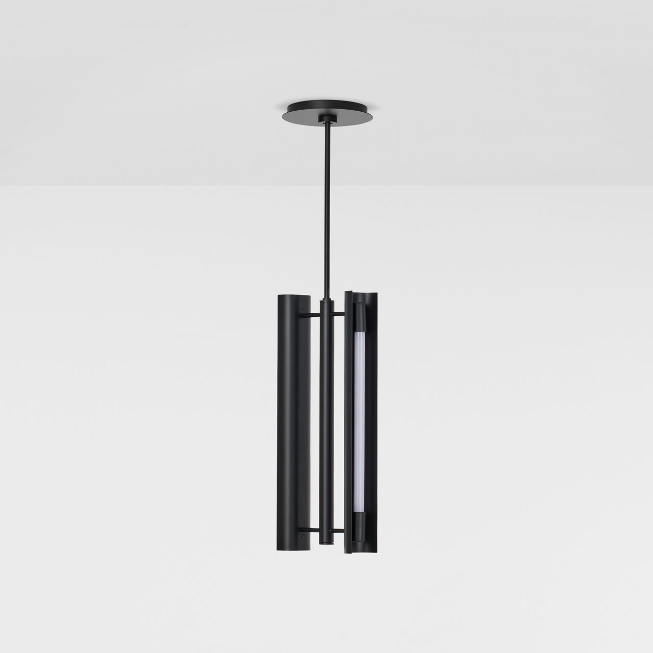 Carson Two Light Pendant Midnight Black Bulbs Inc