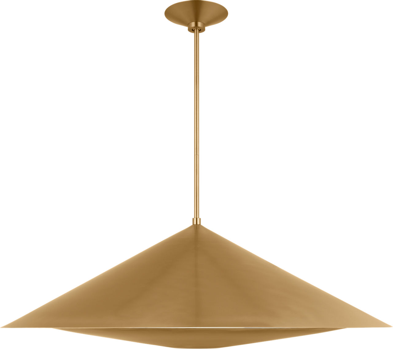 Echo Large Pendant Burnished Brass