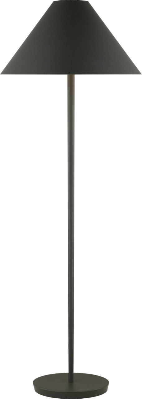 Contra Medium Floor Lamp Matte Charcoal Black