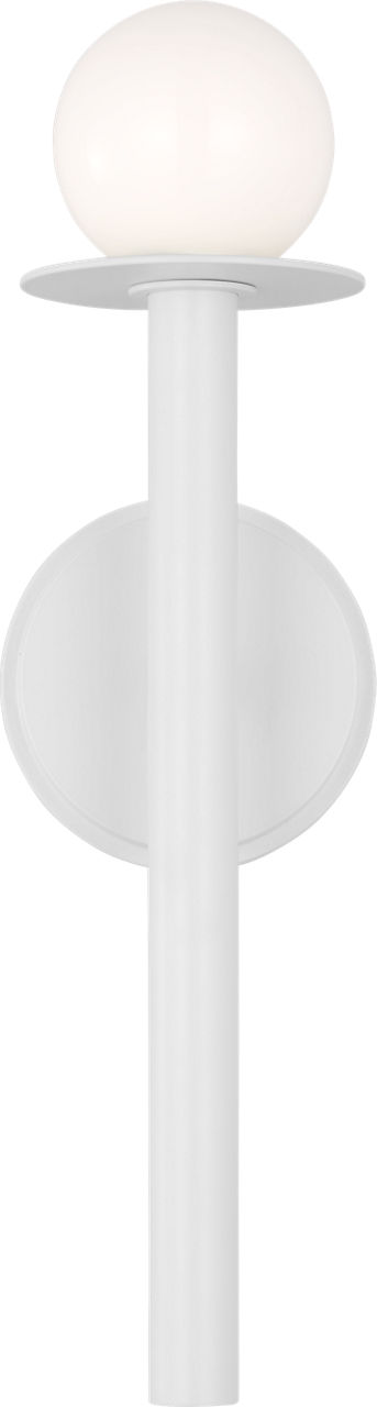 Nodes Sconce in Matte White