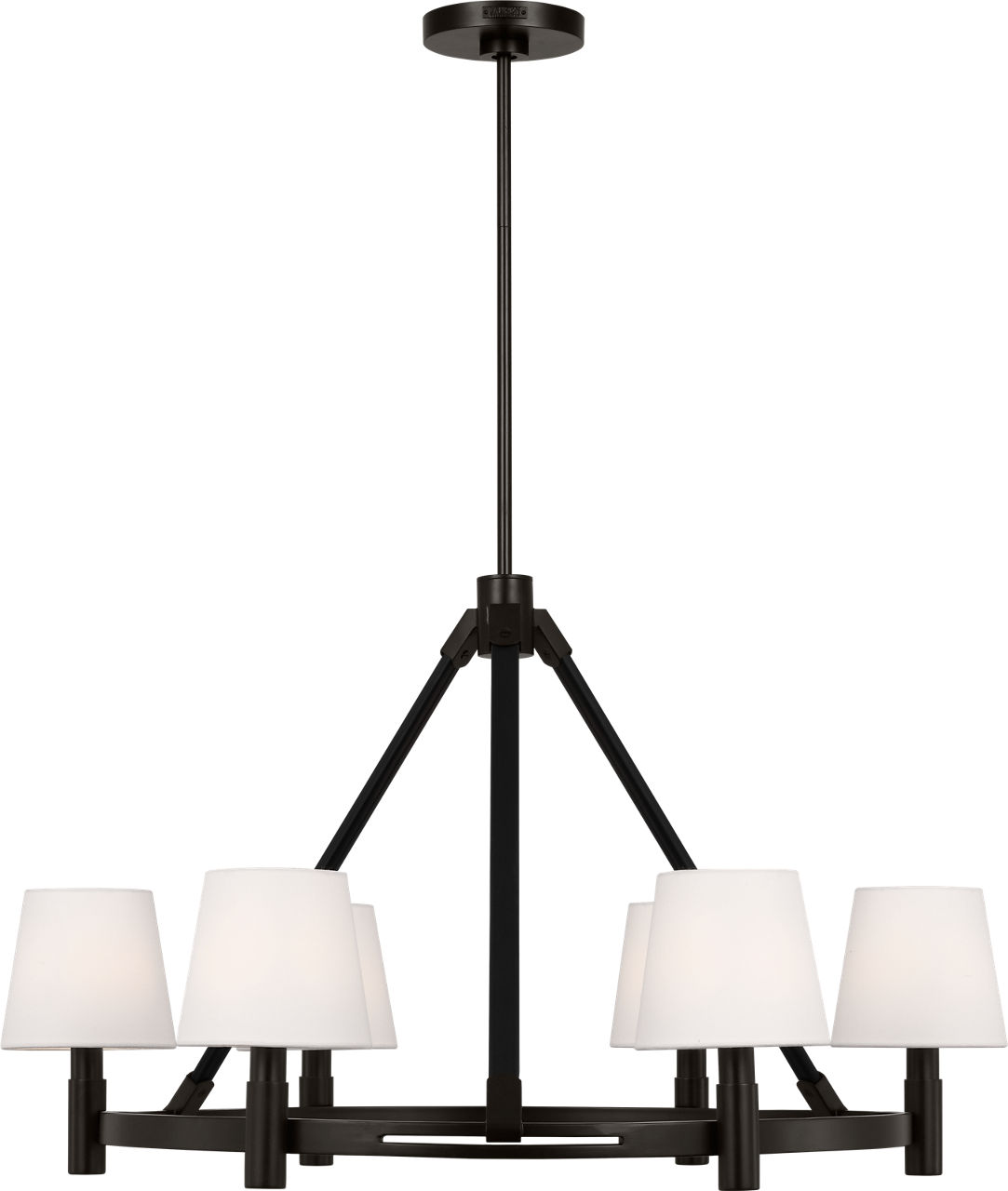 Grayson Large Chandelier Aged Iron