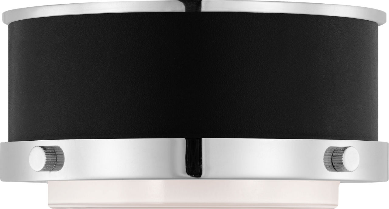 Marlowe Mini Flush Mount Polished Nickel Bulbs Inc