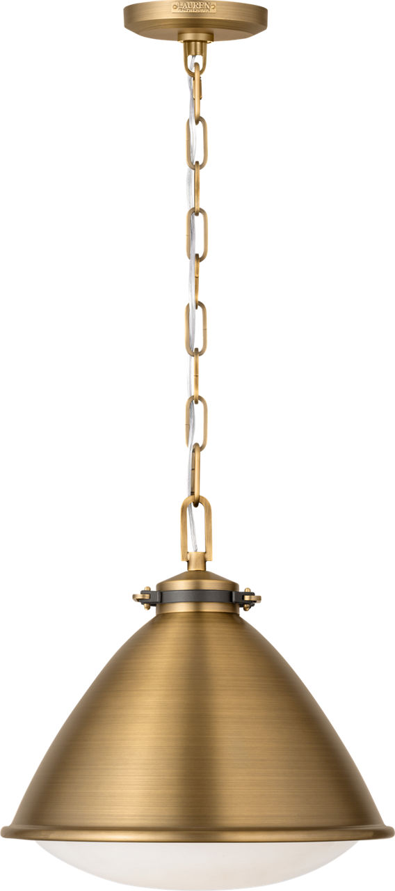 Hayward Medium Pendant Time Worn Brass