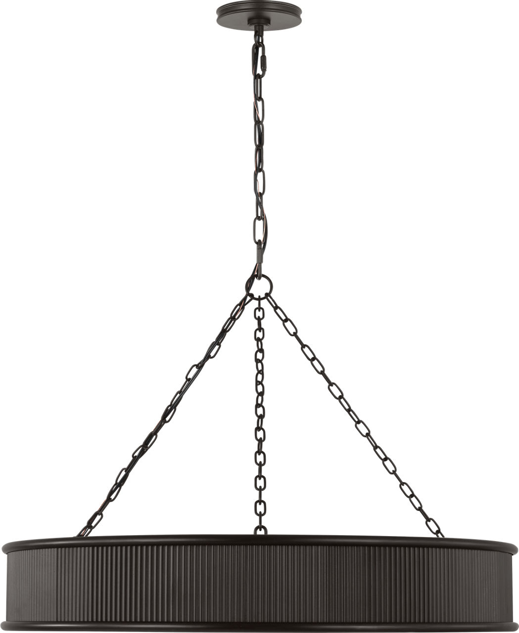 Ritz 27 Chandelier in Aged Iron