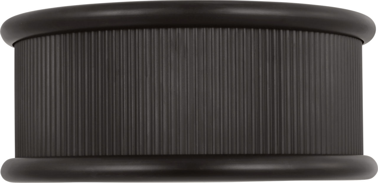 Ritz 14 Flush Mount in Aged Iron