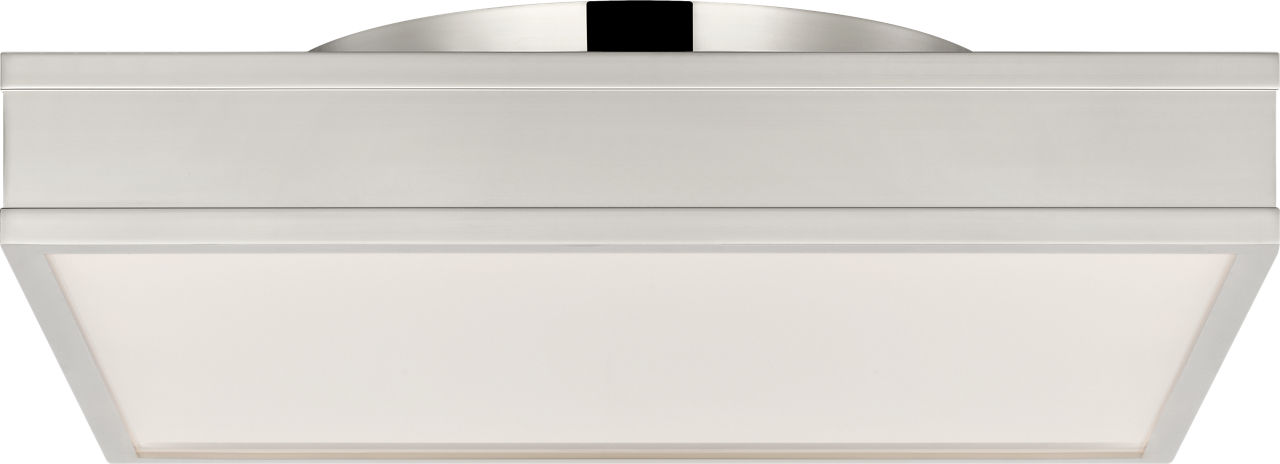 Dupont 16 Square Semi Flush in Polished Nickel