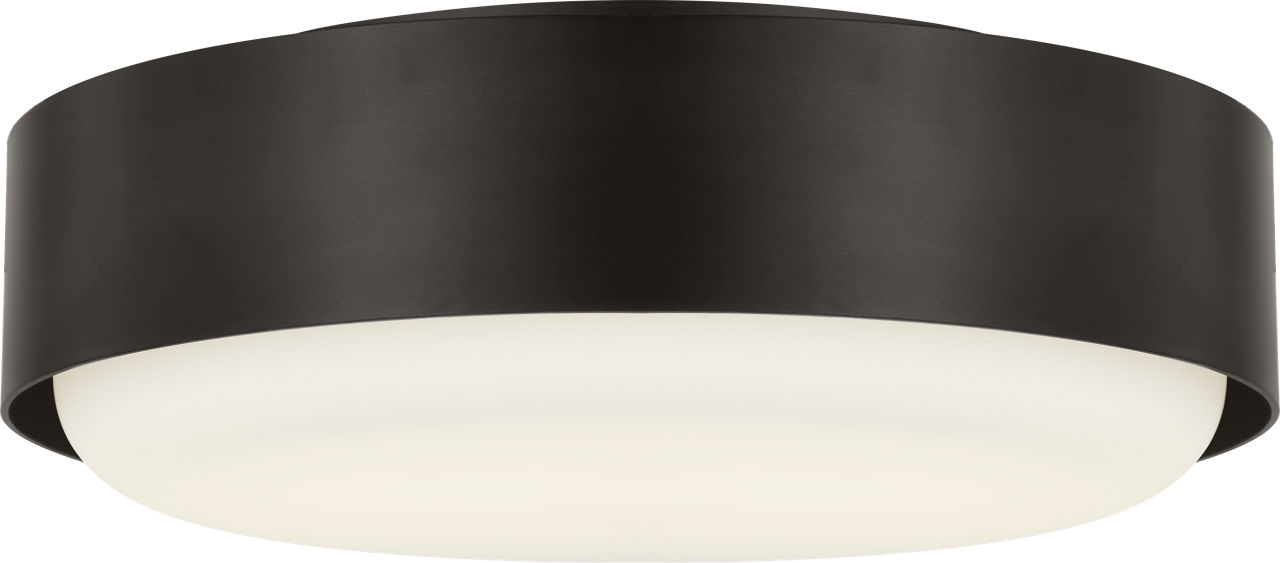 Aurelle 12" Flush Mount in Aged Iron