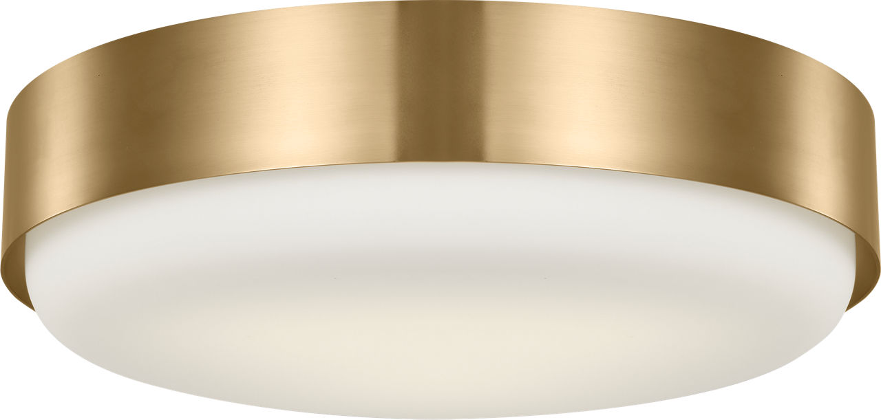 Aurelle 17" Flush Mount in Estate Brass