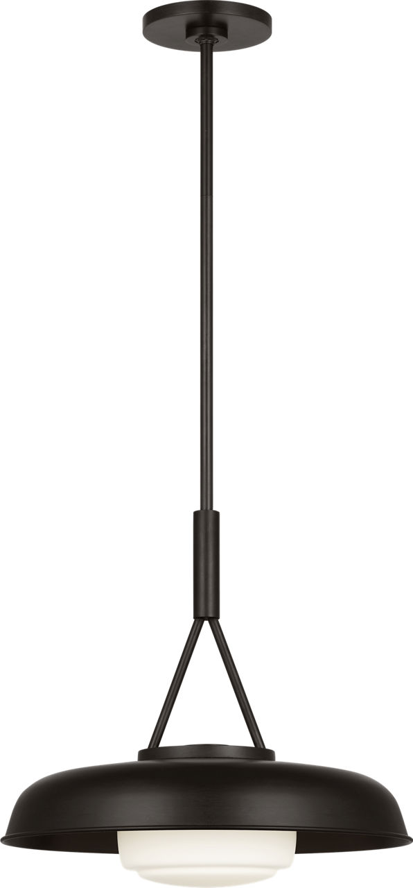 Liora 15" Pendant in Aged Iron with Aged Iron Shade