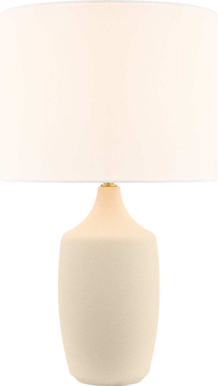 Sayer 22 Table Lamp in Ivory Stoneware