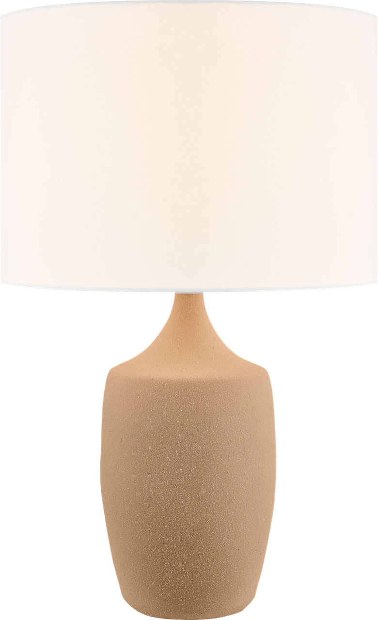 Sayer 28 Table Lamp in Toast Stoneware