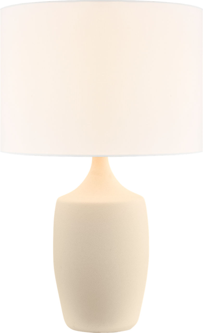 Sayer 28 Table Lamp in Ivory Stoneware