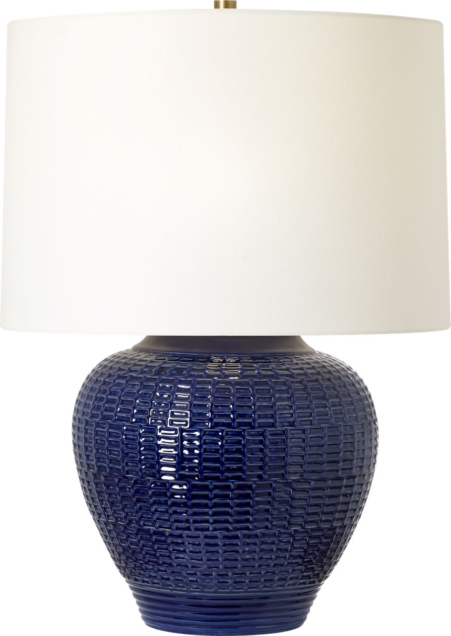 Marcel Medium Table Lamp Crystal Cobalt
